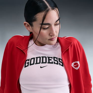 Tričko Nike Nike Sportswear Goddess T-Shirt Ružová | IM0331-663, 3