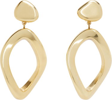 Náušnice Max Mara Max Mara Gold Gommoso Drop Earrings Metalická | 2514751072600, 0
