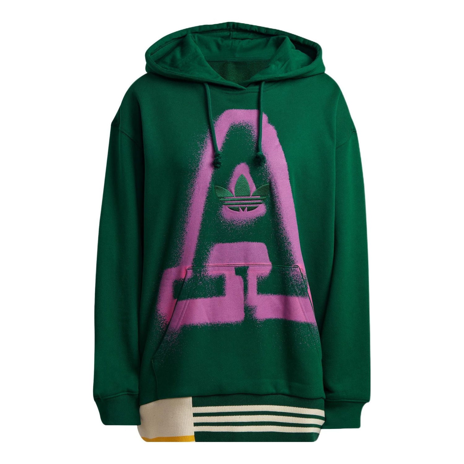 Mikina adidas Originals adidas Originals Oversized Graphic Hoodie Zelené | IC5237, 0