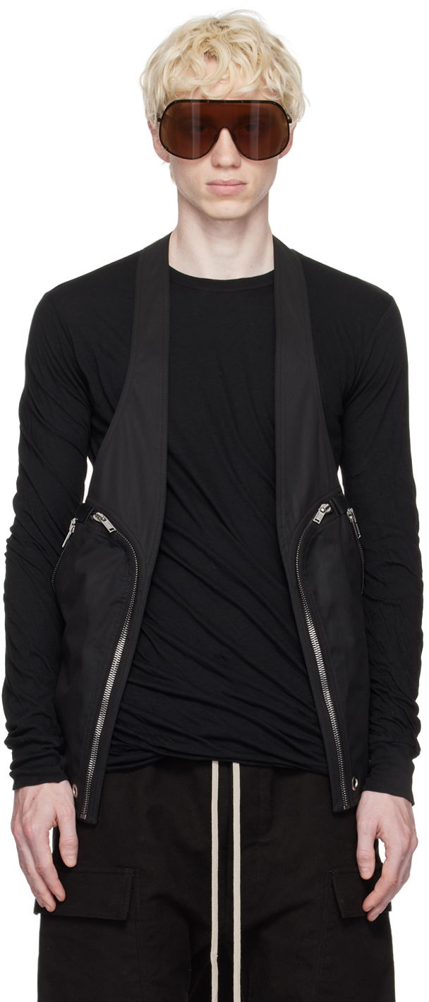 Vesta Rick Owens Rick Owens Bauhaus Vest Čierna | RU02C7763 TE, 0