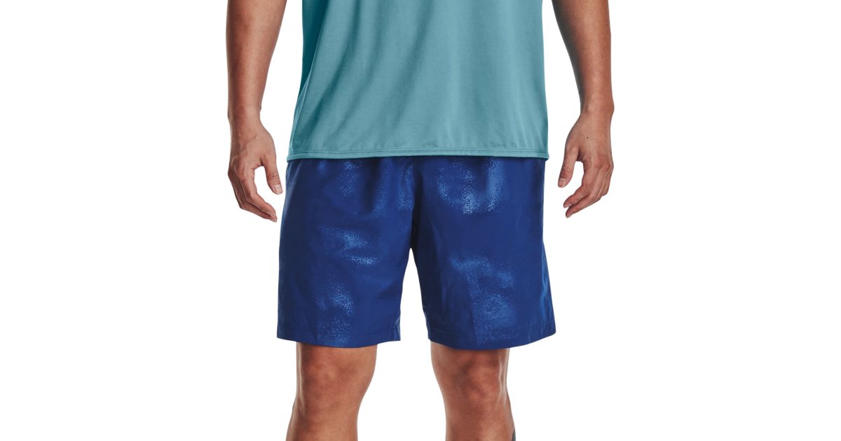 Šortky Under Armour Woven Emboss Shorts Navy | 1377137-471, 1