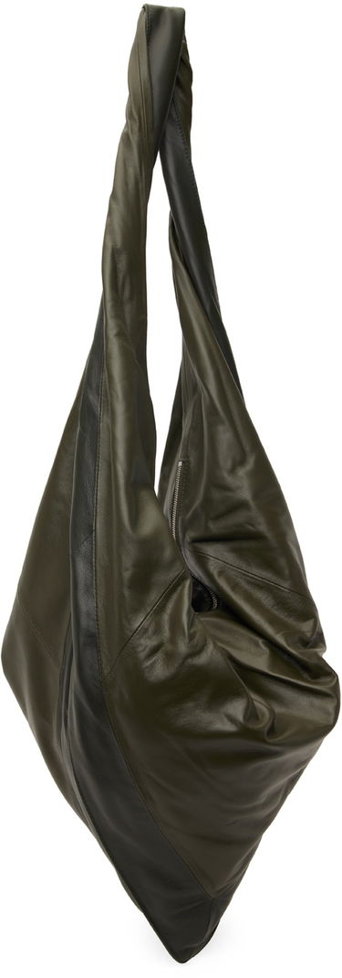 Tote bag LEMAIRE Scarf Leather Shoulder Bag Zelené | BG0078 LL0075, 1