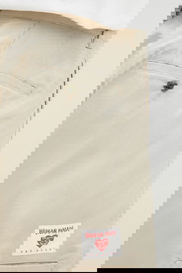Šortky Human Made Human Made Pleated Shorts Béžová | HM29PT018, 3