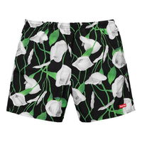Floral Print Nylon Water Shorts
