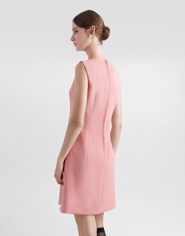 Šaty Dolce & Gabbana Dolce & Gabbana Wool Crepe Fit-and-flare Midi Dress Ružová | F6TMMTFU2L8F0473, 3
