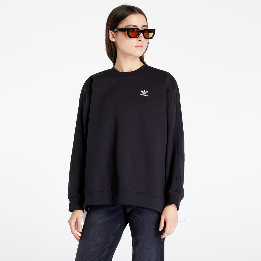 Mikina adidas Originals Laced Crew Čierna | HK5055, 0