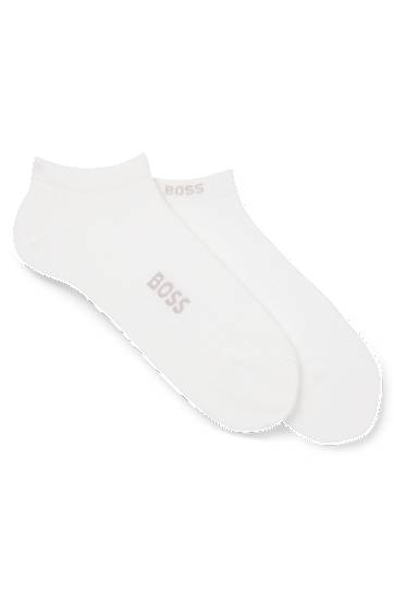 Ponožky BOSS Two-pack Ankle Socks in Bamboo Blend Biela | 50538188
