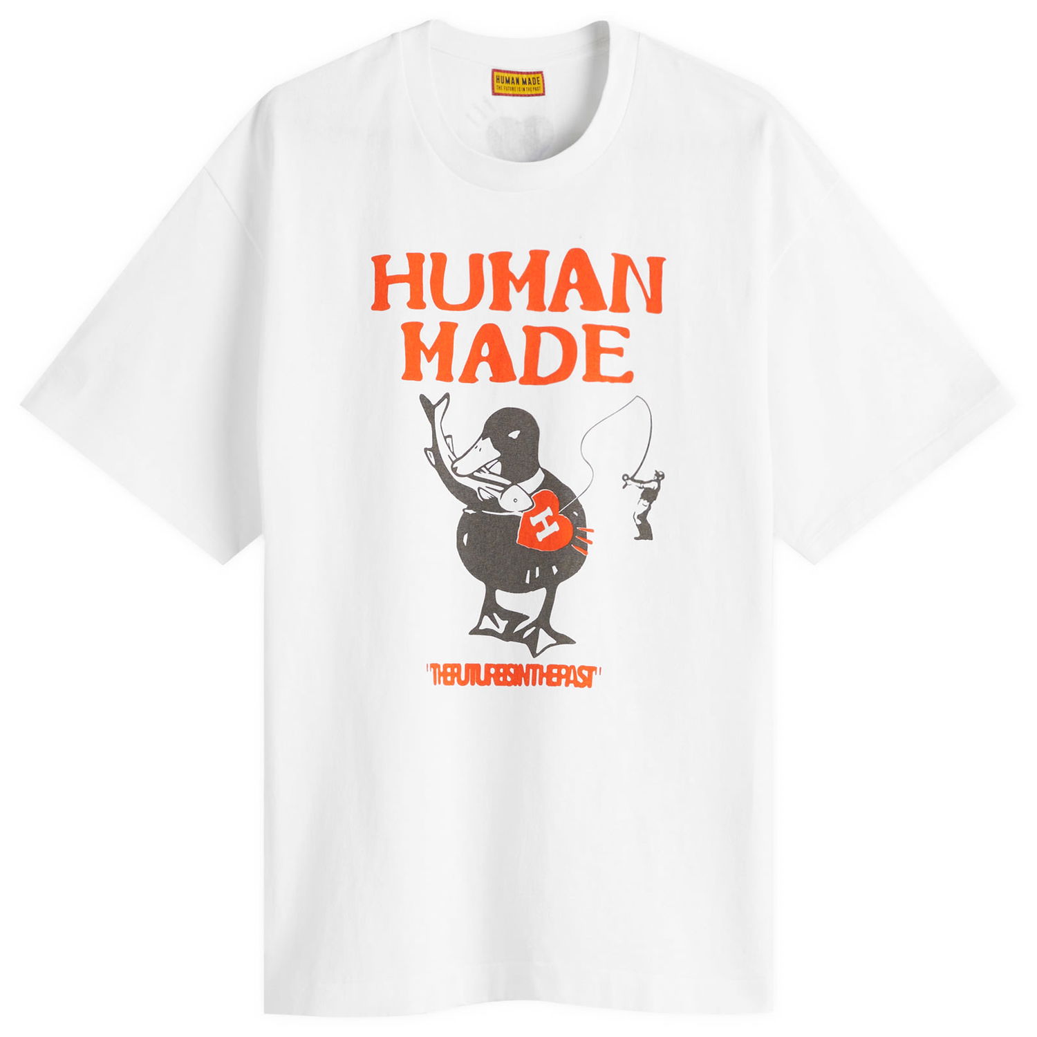Tričko Human Made Fishing Duck Graphic T-Shirt, Size Large Biela | HM29TE026-WHT, 0