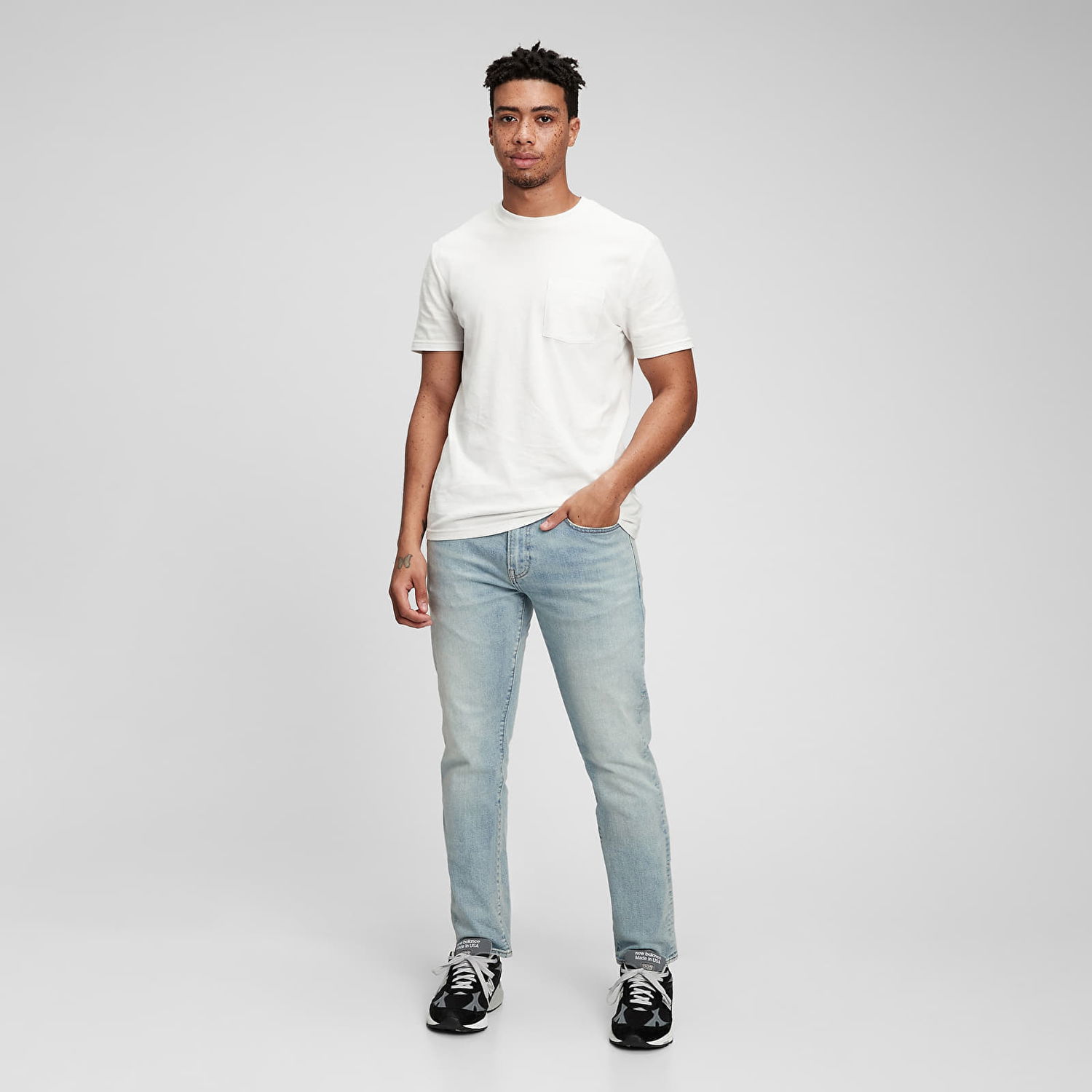Džínsy GAP Denim Pants Slim Light Wash Modrá | 819620-00, 0