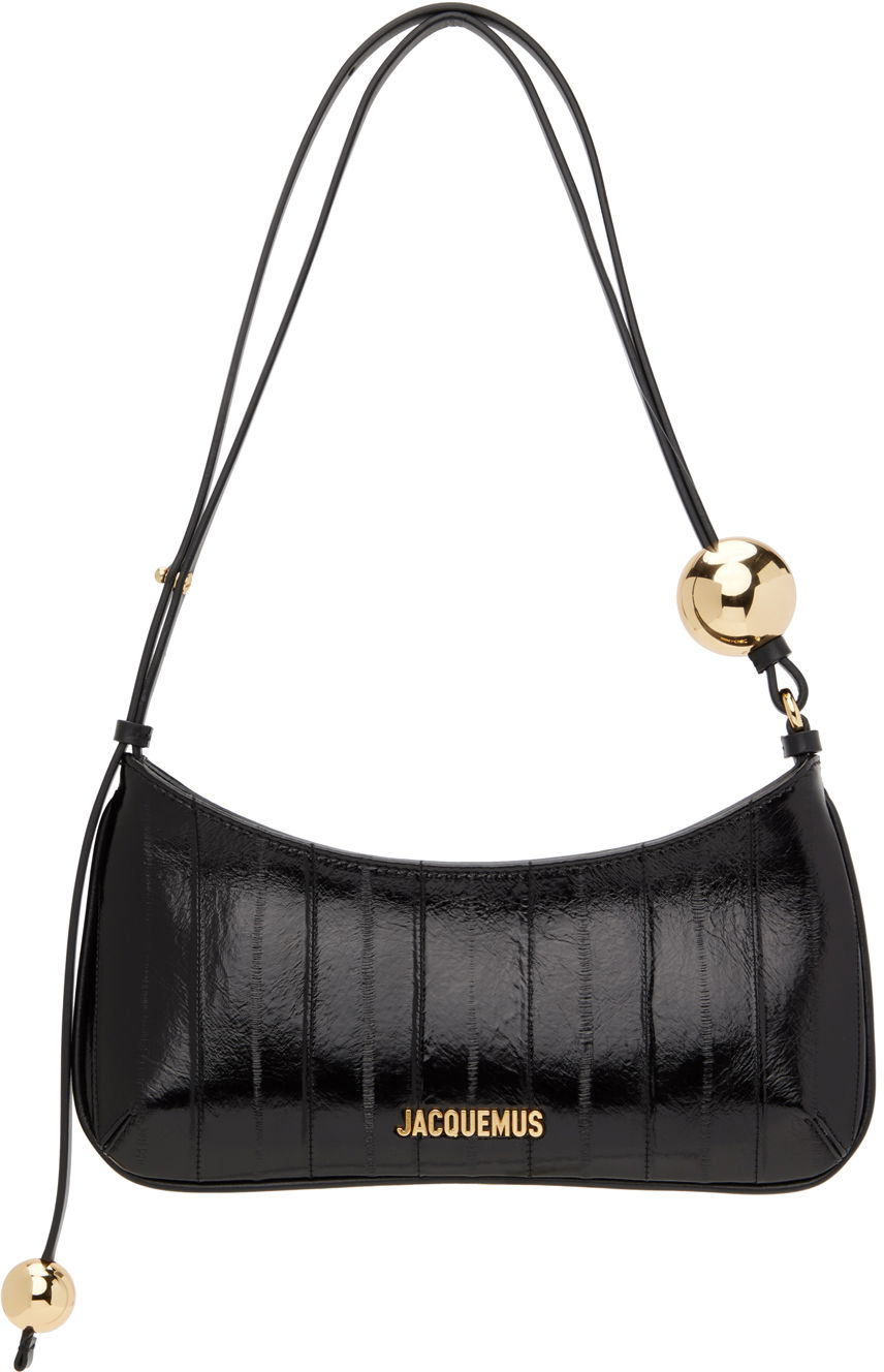 Taška cez rameno Jacquemus 'Le Bisou Perle' Bag Čierna | 24E231BA057-3169, 0