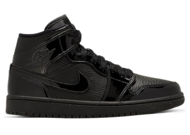 Tenisky a topánky Jordan Jordan 1 Mid "Patent Triple Black" W Čierna | BQ6472-003, 0