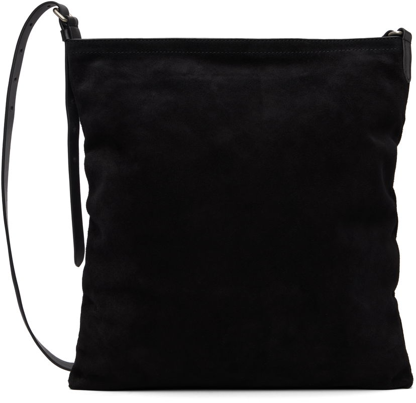 Taška cez rameno Dries Van Noten Dries Van Noten Suede Shoulder Bag Čierna | 252-021504-184