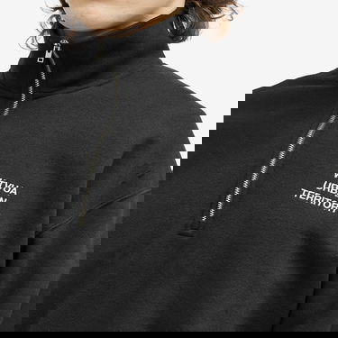 Mikina WTAPS Embroidered Half Zip Sweatshirt Čierna | 242ATDT-CSM20-BLK, 5
