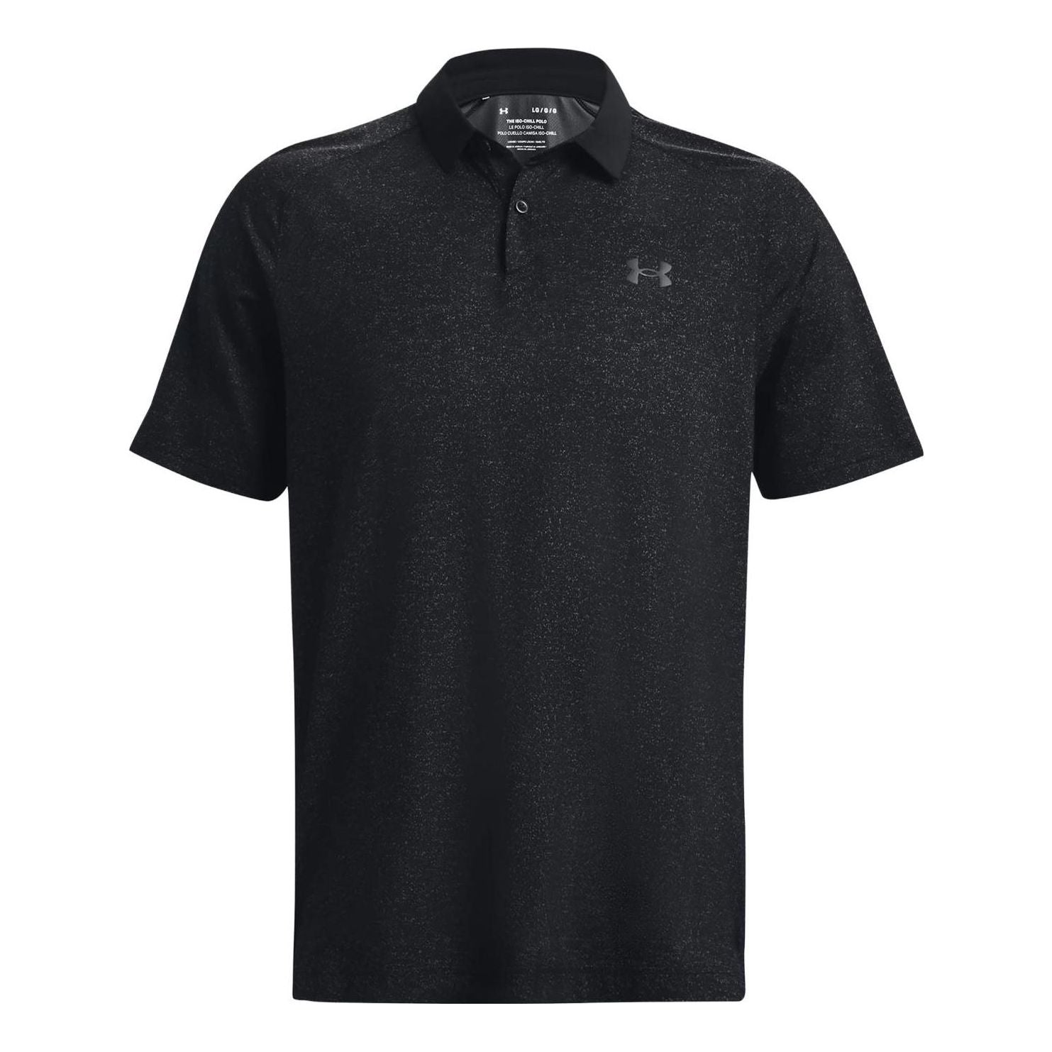 Polo tričko Under Armour Iso-Chill Heather Polo Čierna | 1377294-001, 0