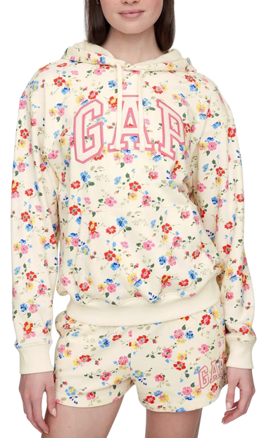 Mikina GAP Floral French Terry Logo Pullover Hoodie Rôznofarebný | 885589-13, 0