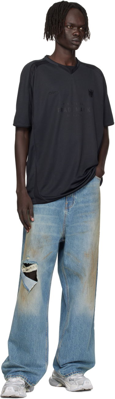 Dres VETEMENTS VETEMENTS Trademark Football Jersey Čierna | UH76TR500B, 3