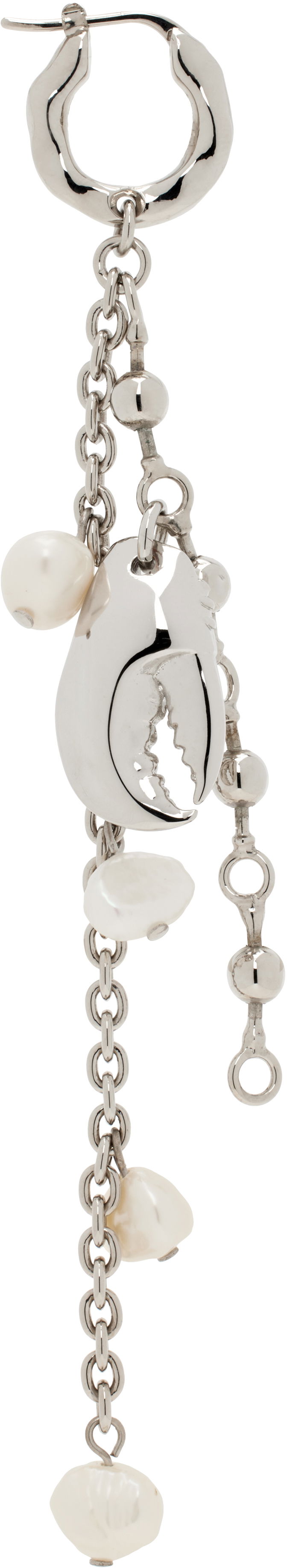 Acne Studios Claw Charm Drop Earring