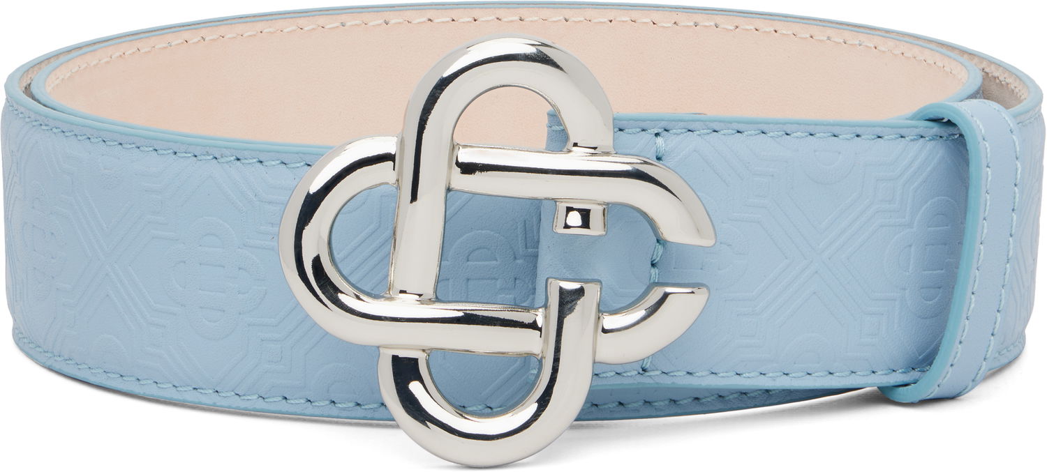 Opasok Casablanca CC Logo Buckle Belt Modrá | A-SP26-ACC-271-02-M, 0