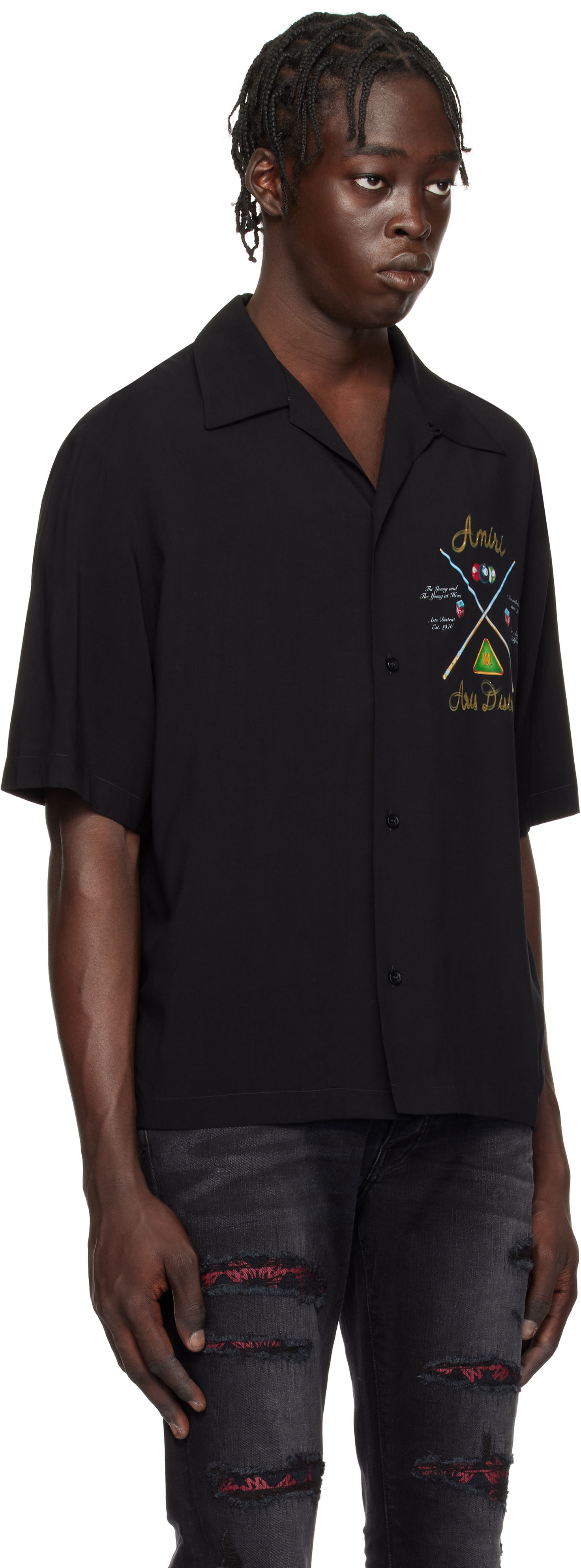 '' Pool Cue Bowling Shirt