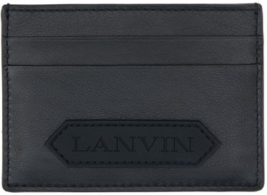 Peňaženka LANVIN Patch Card Holder Čierna | LM-SLSWC3-TOPS-P24, 0