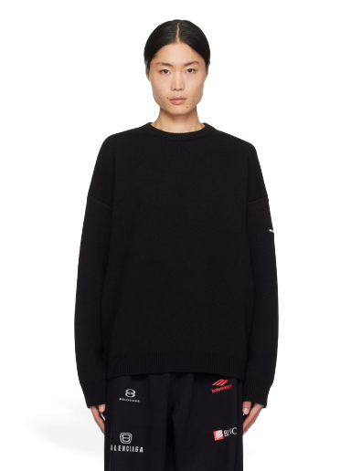 Sveter Balenciaga Crewneck Čierna | 764454-T1675-1000