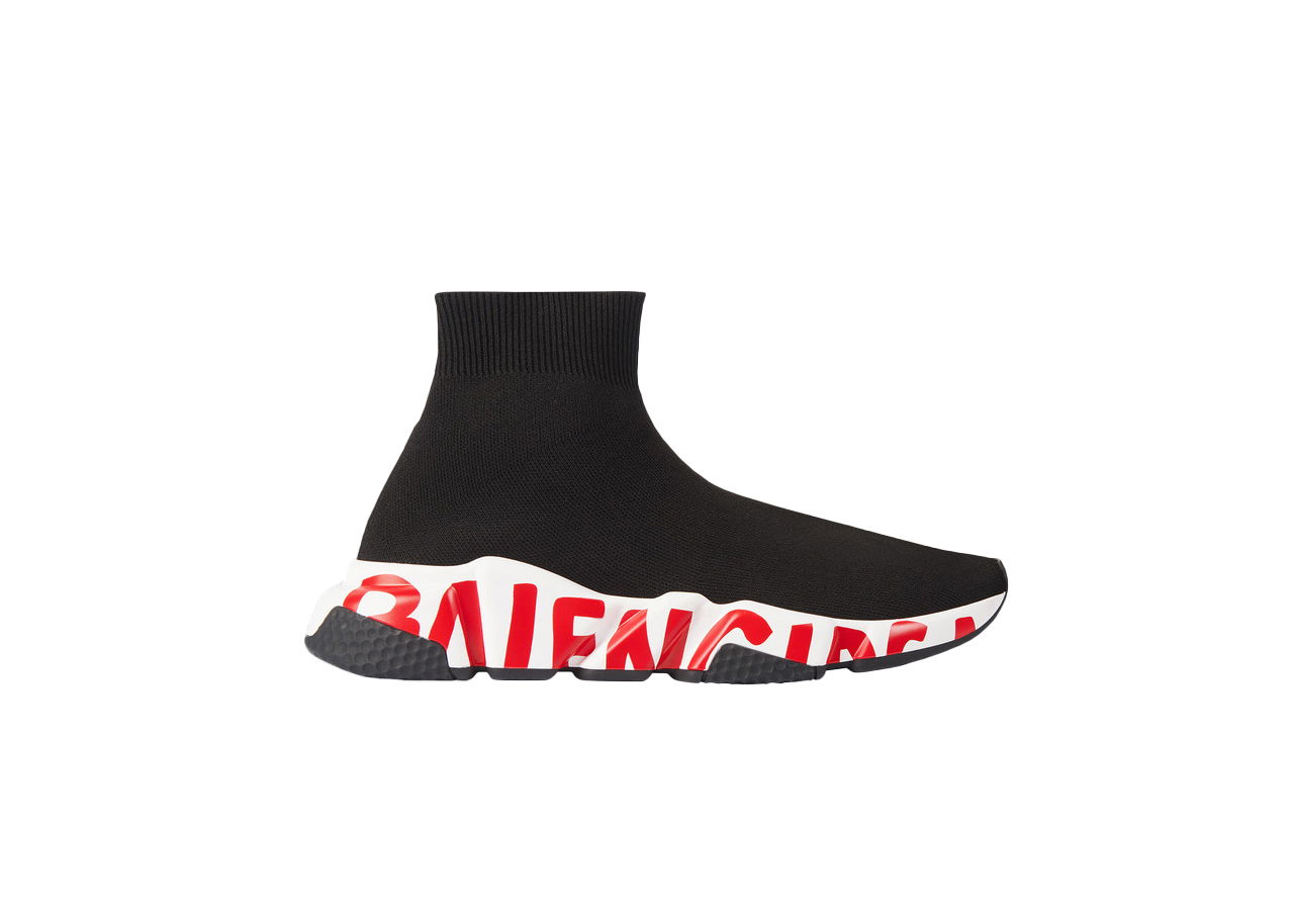 Tenisky a topánky Balenciaga Balenciaga Graffiti Speed Čierna | 605942W05GE1095, 0