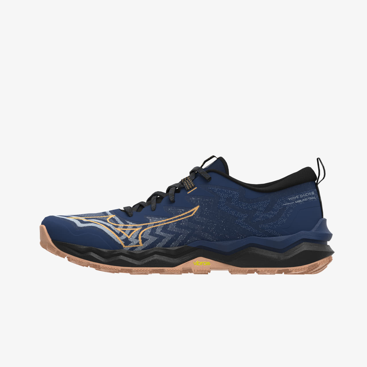 Tenisky a topánky Mizuno Wave Daichi 8 Estate Blue/ Apricot Ice/ Black Čierna | J1GK247171, 0