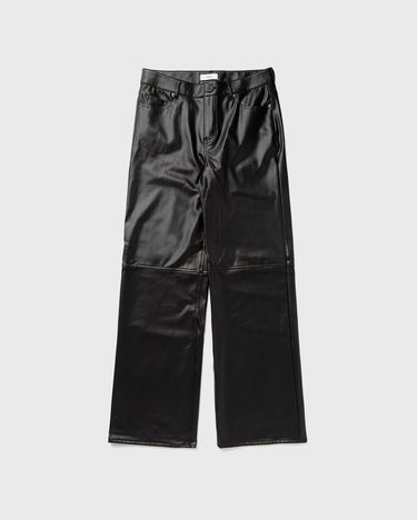Nohavice envii Envii Enellis Wide Leg Faux Leather Pants L Čierna | E24400011-BLACK, 0
