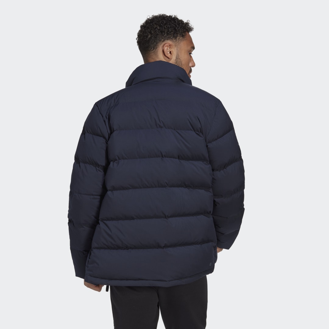 Bunda adidas Originals Helionic Mid-Length Down Jacket Navy | HG8699, 1