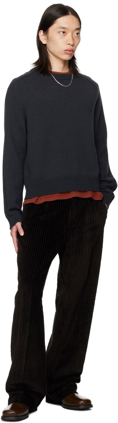 Sveter OUR LEGACY OUR LEGACY True Roundneck Sweater Navy | M4253TO, 3
