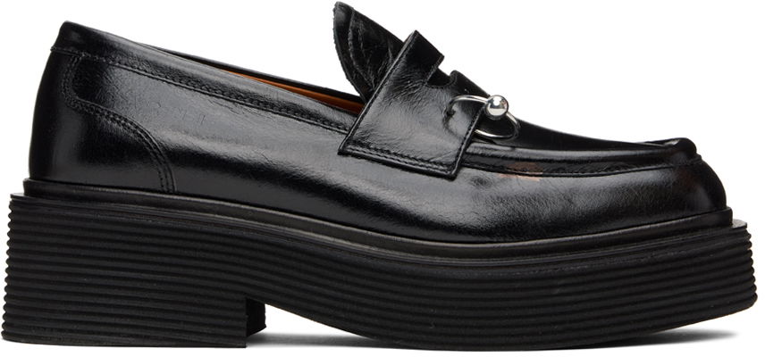 Tenisky a topánky Marni Piercing Loafers Čierna | MOMS003904 P3731, 0