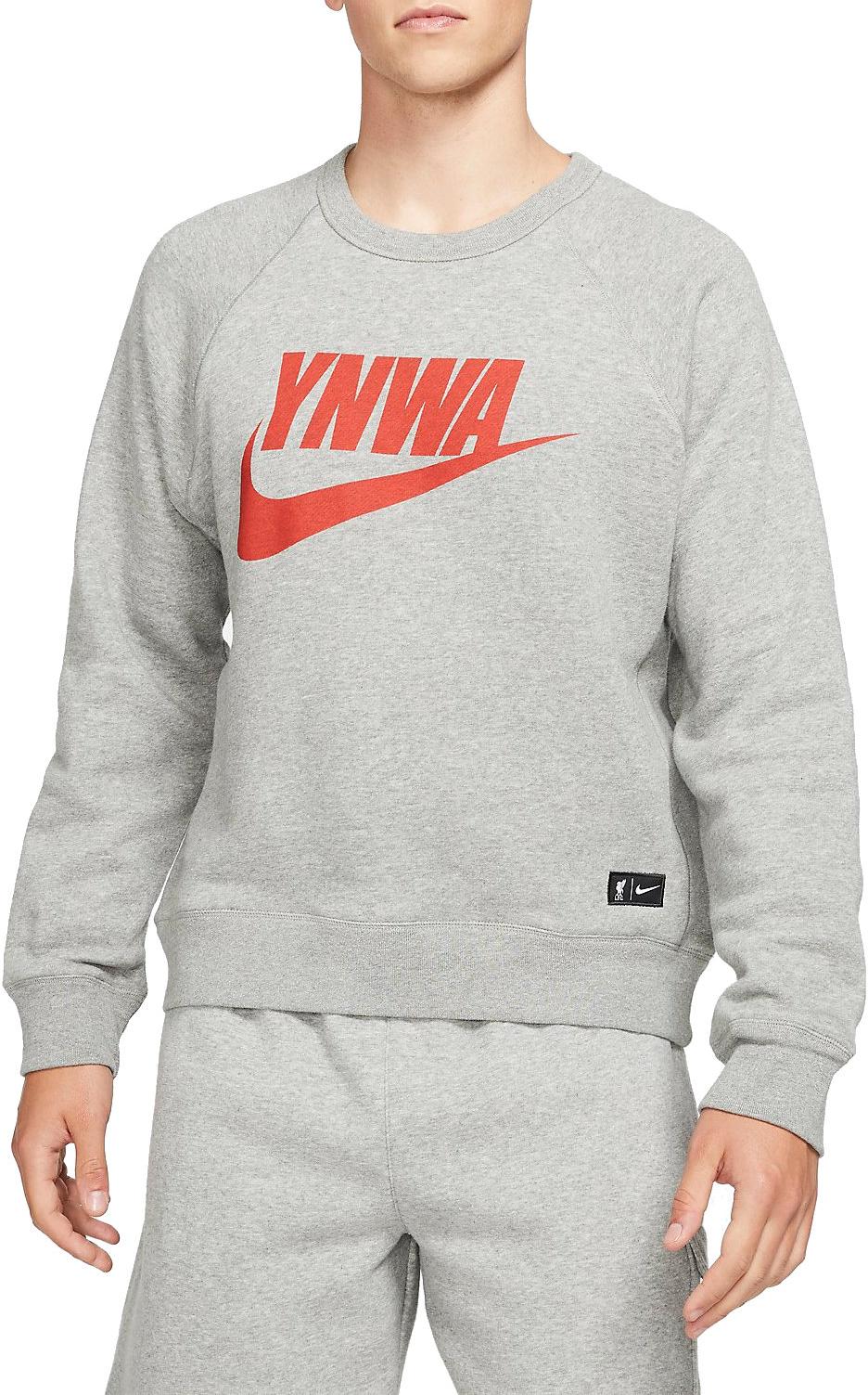 Mikina Nike FC Liverpool Crew Šedá | dd9747-002, 0