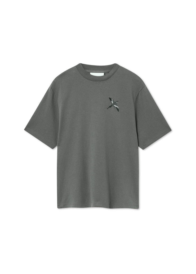 Tričko AXEL ARIGATO Micro Bee Bird T-Shirt Šedá | A3464003