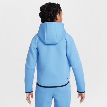 Mikina Nike Girls' Sportswear Tech Fleece Full-Zip Hoodie Modrá | HV8695-489, 4