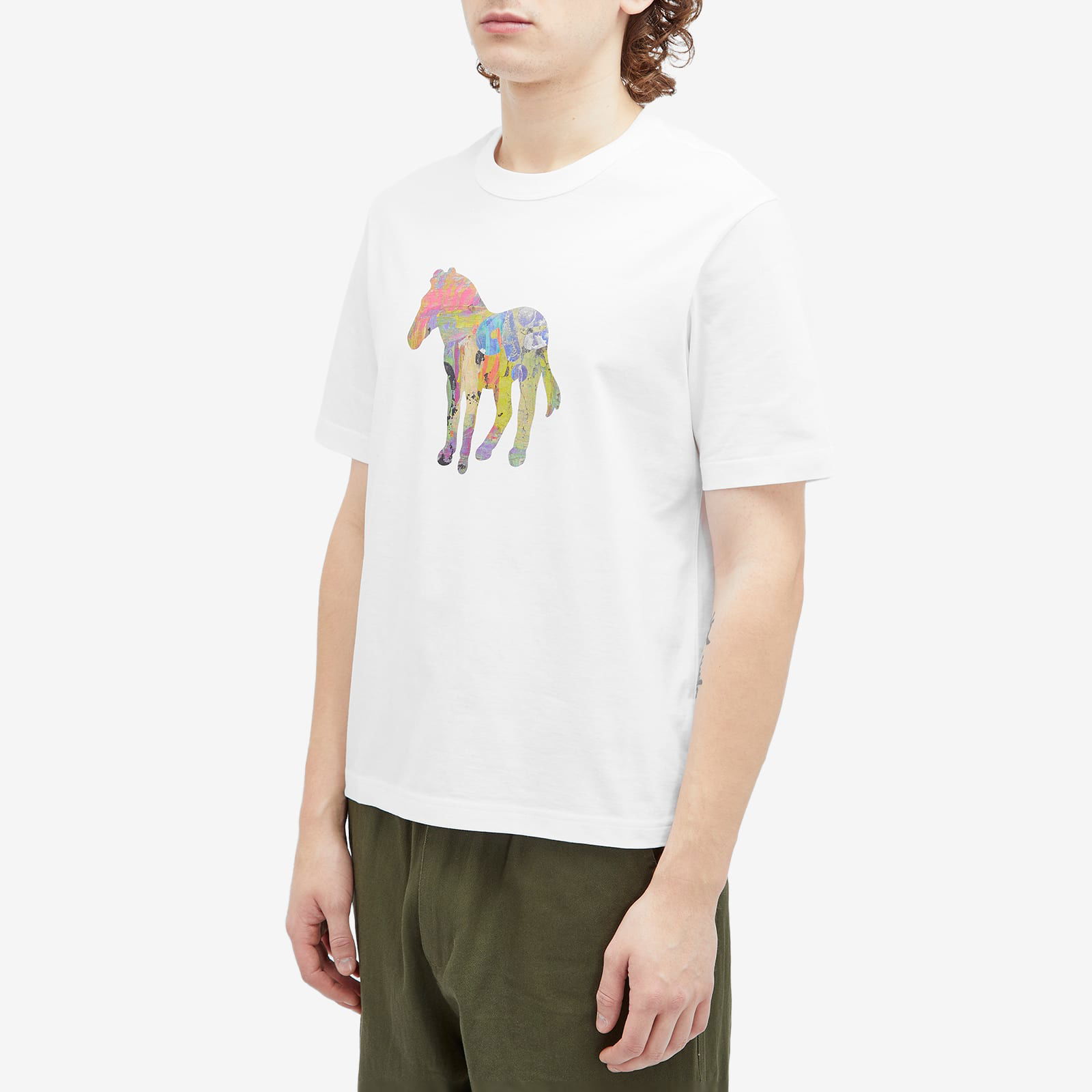 Paul Smith Zebra Craft T-Shirt, Size Large