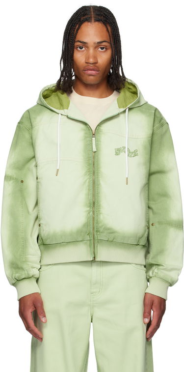 Bunda Dime Dime Hooded Utility Jacket Zelené | DIMESU251MAT, 0