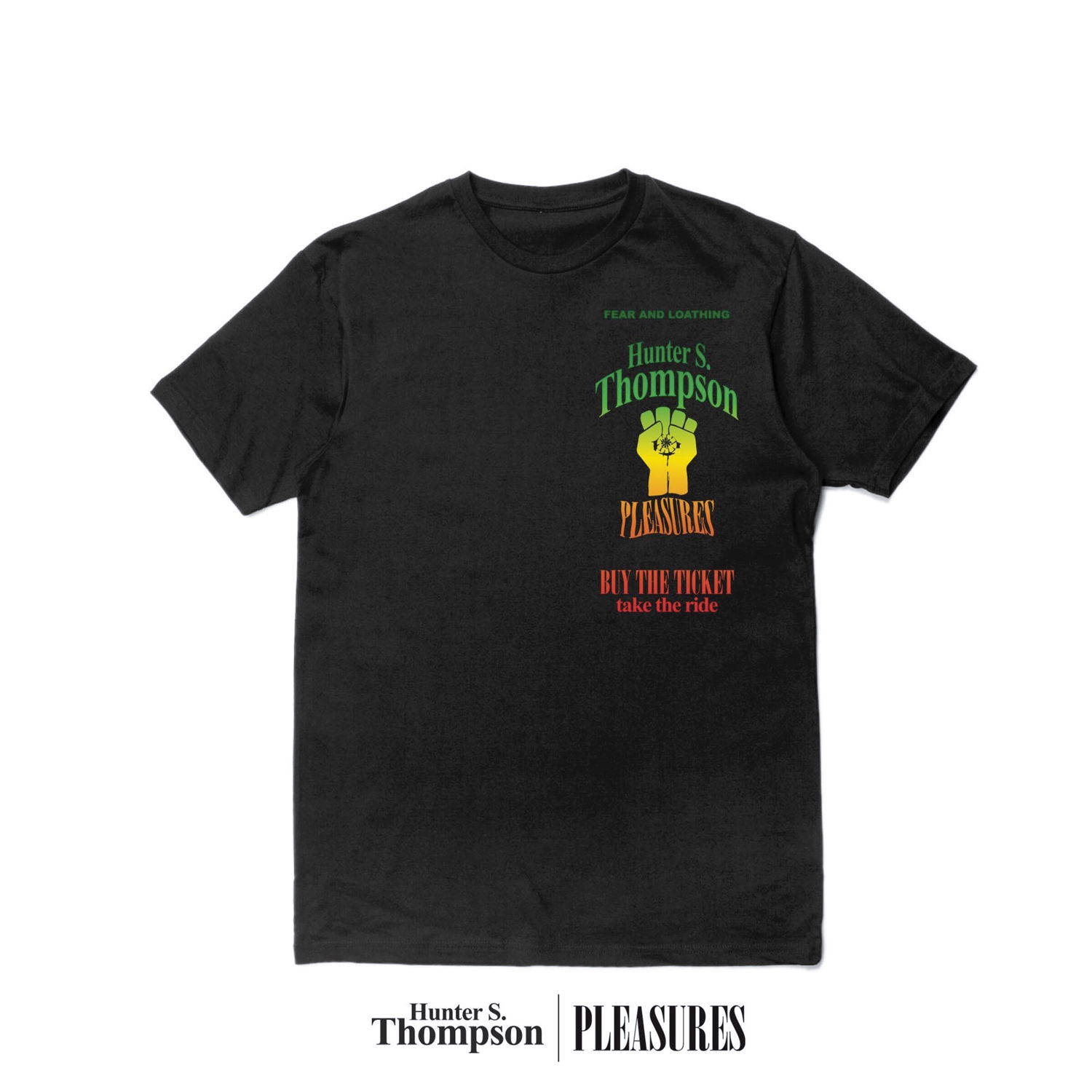 Tričko Pleasures Take The Ride Tee Čierna | P22W054-BLACK, 0