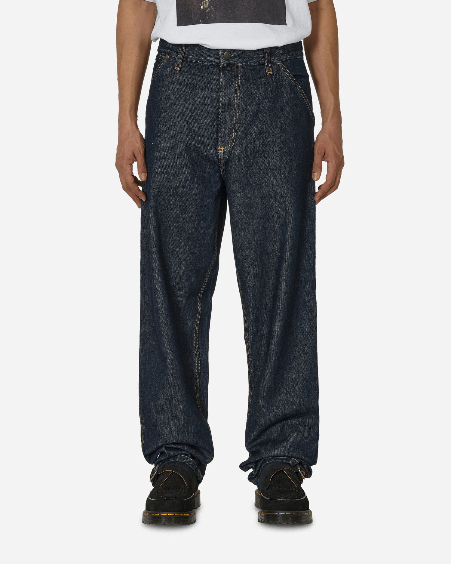 Nohavice Carhartt WIP Single Knee Pants Čierna | I032024 0102, 0