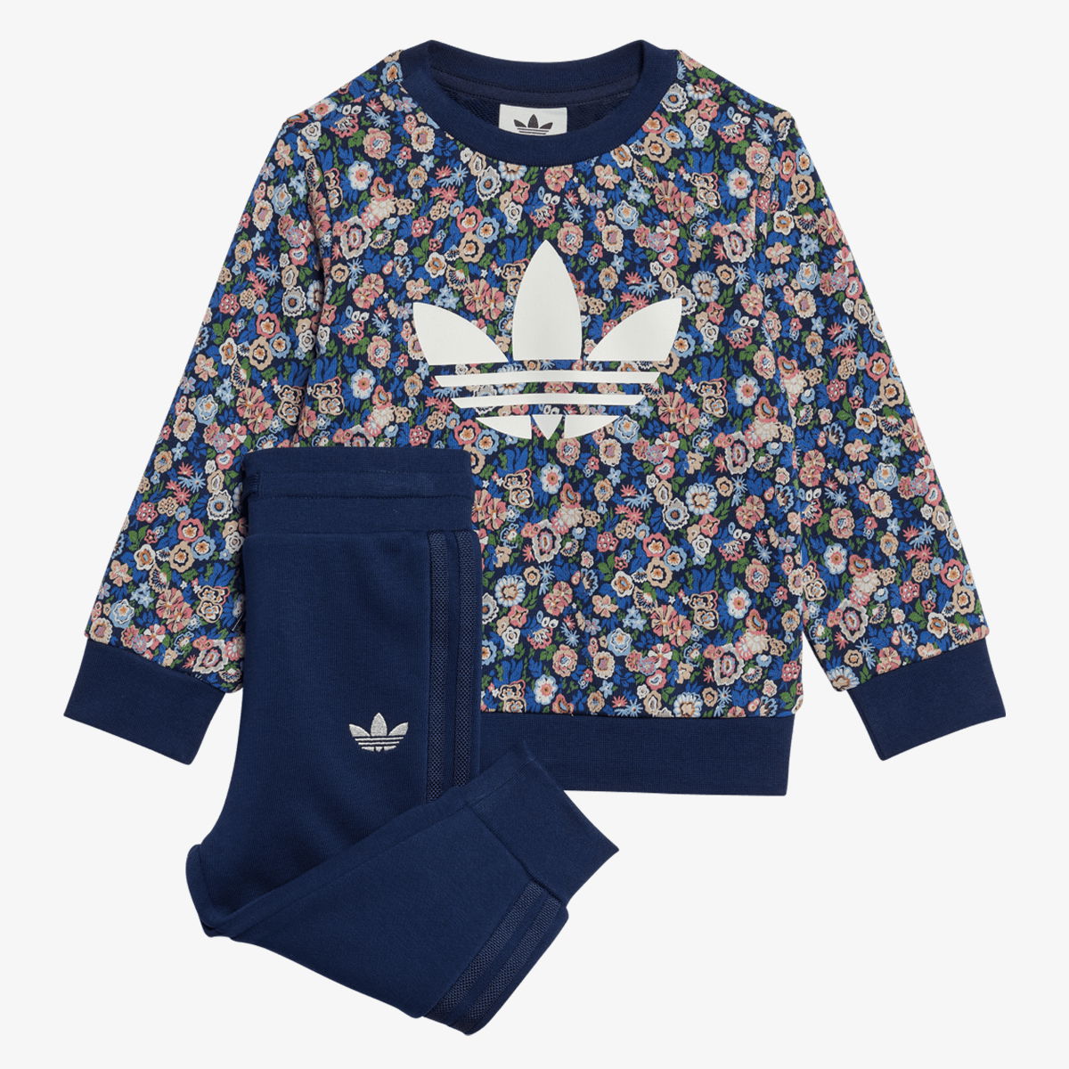 Súprava adidas Originals adidas Originals x Liberty Floral Print Sweatshirt and Joggers Set Navy | JC8049, 0