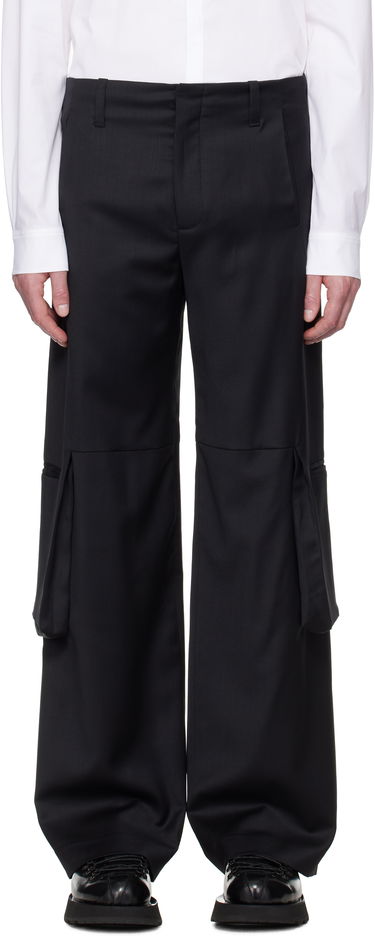 Cargo nohavice HELIOT EMIL HELIOT EMIL Ferro Tailored Cargo Pants Čierna | SS25_M_10_198_BLK01, 0