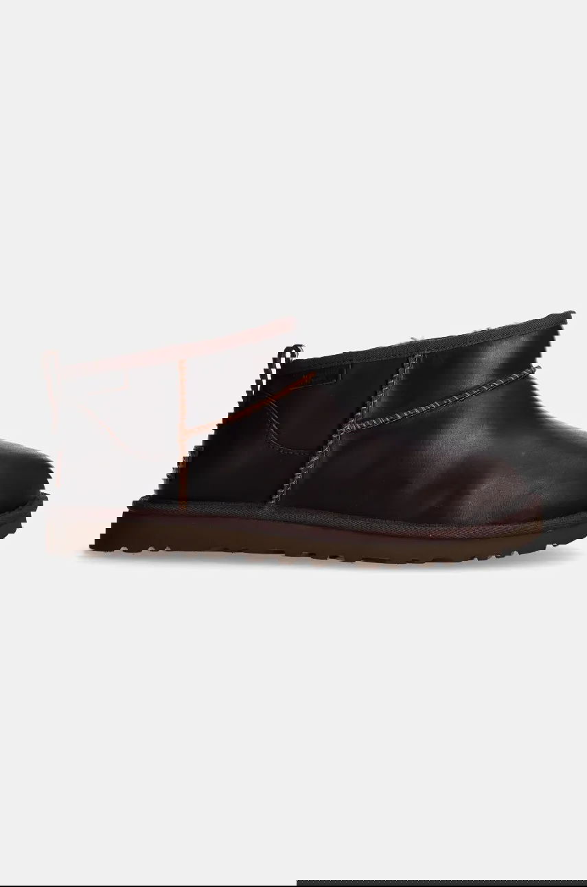 Tenisky a topánky UGG Leather Mini Boots Classic Ultra Mini Lthr Regen Hnedá | 1158191.IWD, 1