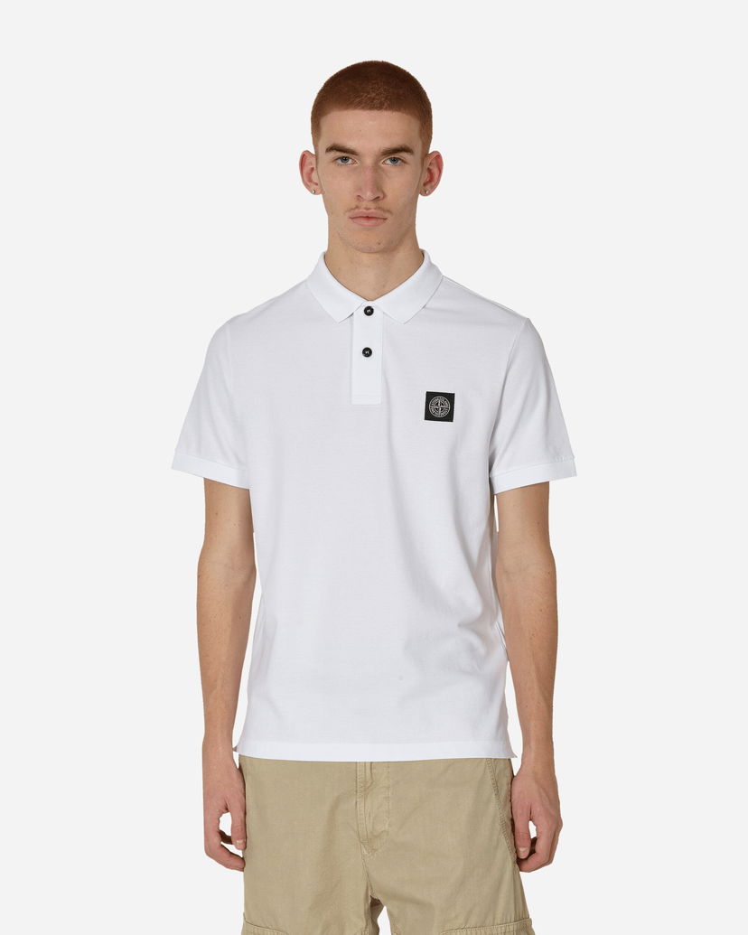 Polo tričko Stone Island Shortsleeve Polo Biela | 80152SC17 A0001