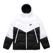 Sportswear Down-Fill Windrunner Hooded Splicing Down Jacket