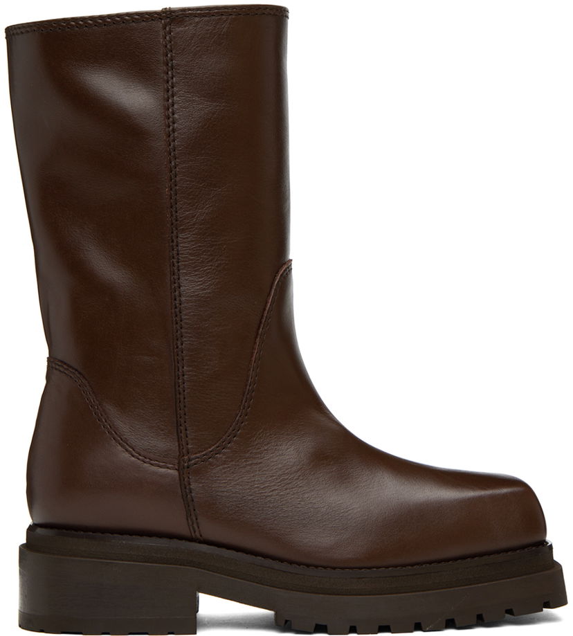 Tenisky a topánky Eckhaus Latta Eckhaus Latta Stacked Boots Hnedá | FEKLWSTB205105