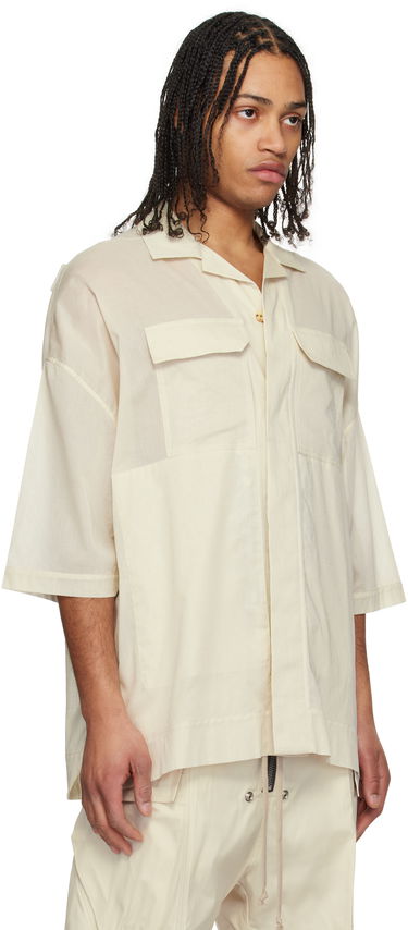 Košeľa Rick Owens Rick Owens Hollywood Magnum Tommy Shirt Béžová | RU01E5298 CV, 1