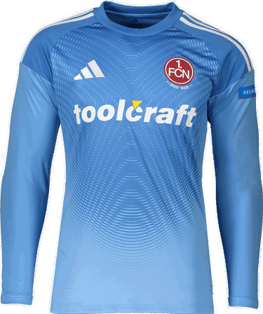 Dres adidas Originals 1. FC Nürnberg Goalkeeper Jersey 2025/26 Kids Long Sleeve Modrá | 6fcnji9729, 0