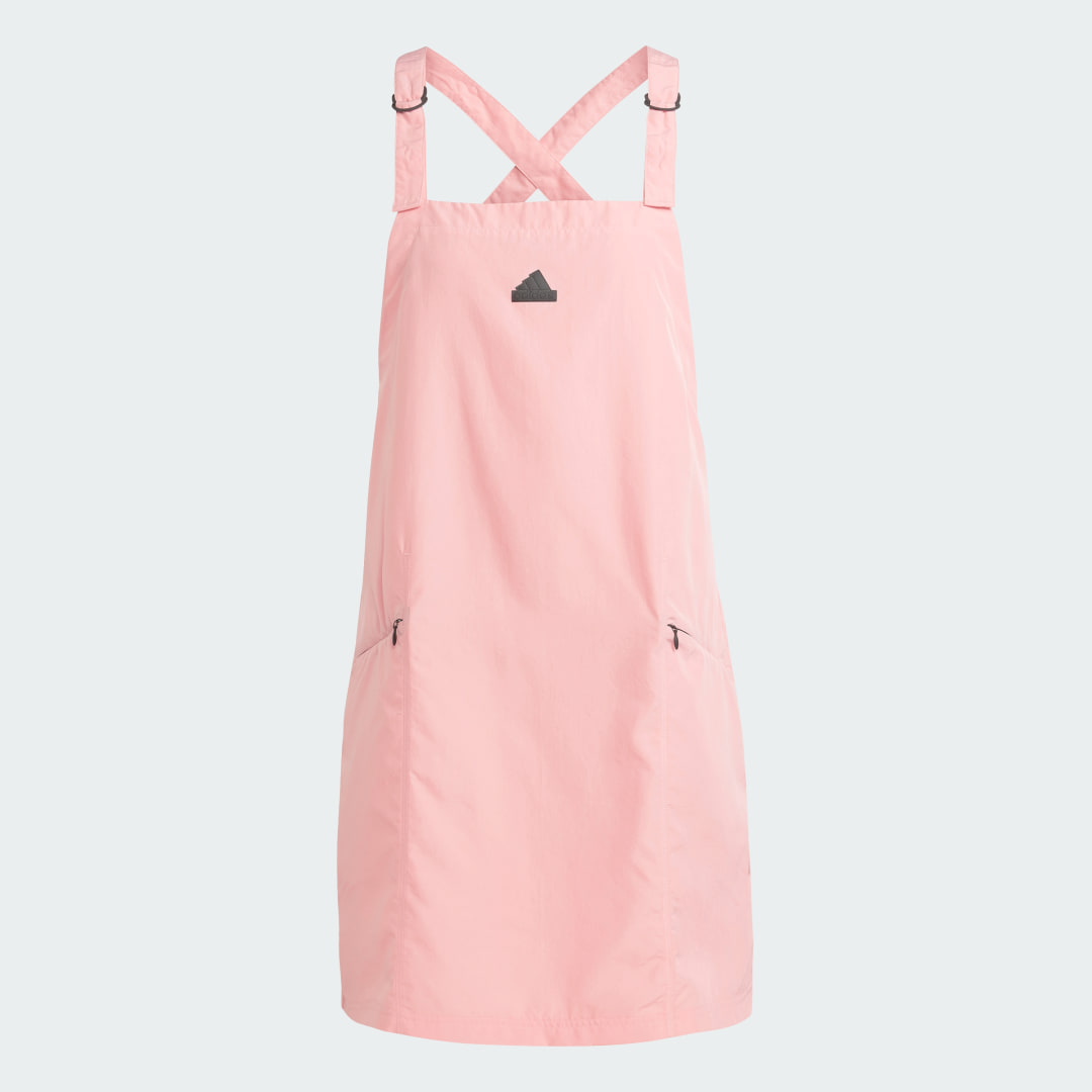 Šaty adidas Performance Pinafore Dress Ružová | JM1253, 1