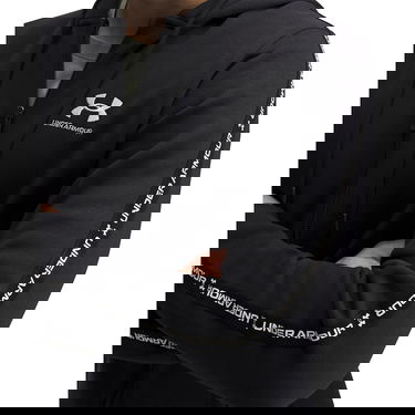 Mikina Under Armour UA Icon Fleece FZ Taping Hoodie Čierna | 1390298-001, 2