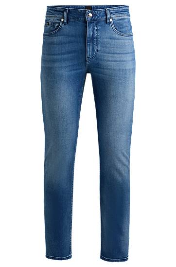 Džínsy BOSS Delaware Slim-Fit Jeans Modrá | 50520856, 0