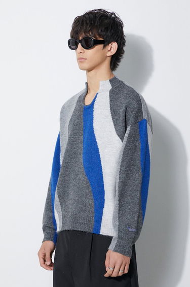 Sveter ADER ERROR Batia Knit Mock Neck Sweater Šedá | BMADFWKT0301, 0